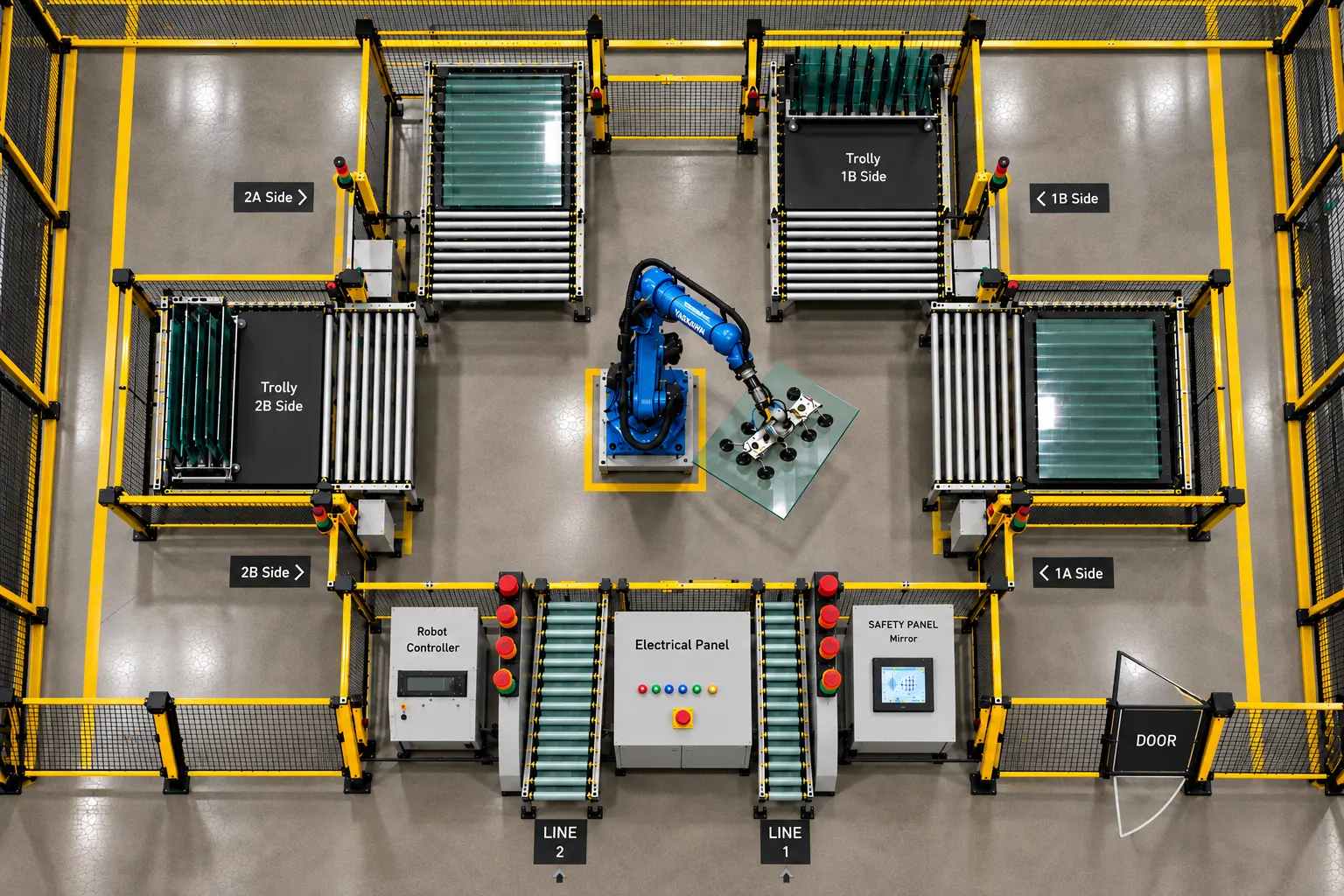 H-GLASS Robotic Cell 3 Safety Upgrade