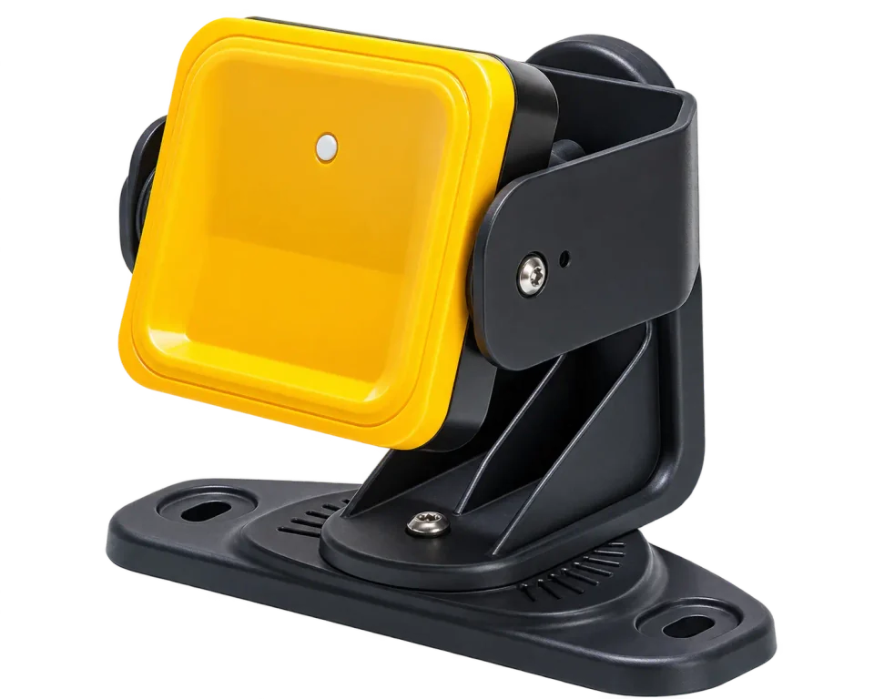 3D radar sensor mounted on its adjustable bracket